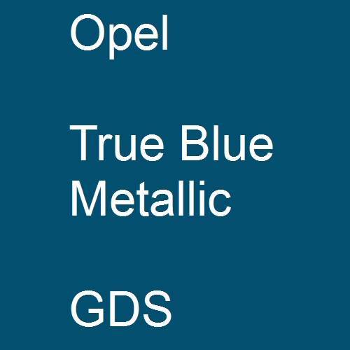 Opel, True Blue Metallic, GDS.